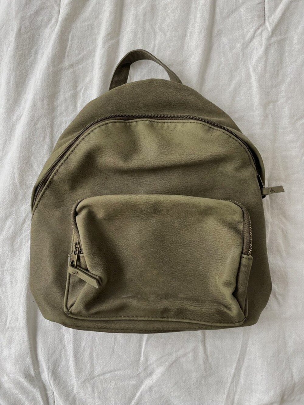 Green Small Backpack/Purse